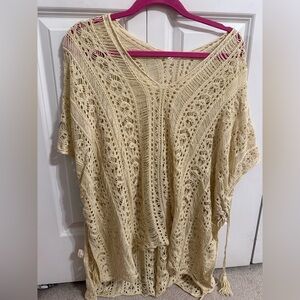 Cream Knit Women's Sweater